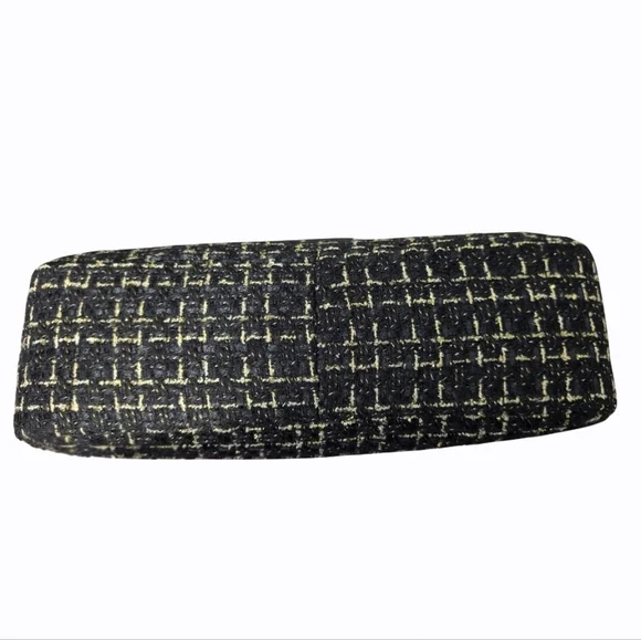 Karl Lagerfeld Tweed & Leather Bag w/ Adjustable Chain Strap NWT